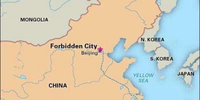 Cidade prohibida China mapa
