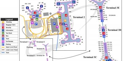 Pequín capital aeroporto internacional mapa