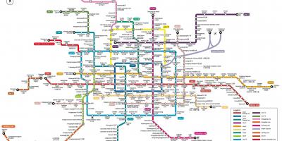 Mapa de Beijing subway station
