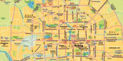 Pequín anel viario mapa