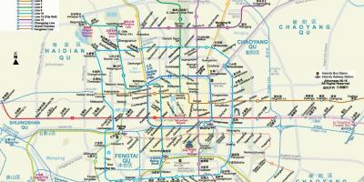 Pequín mtr mapa