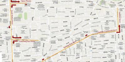Mapa de Pequín walking tour 