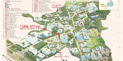 Tsinghua campus universitario mapa