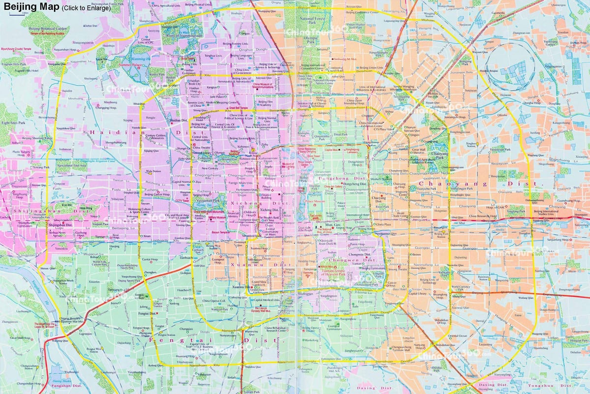 mapa de Pequín mapa app