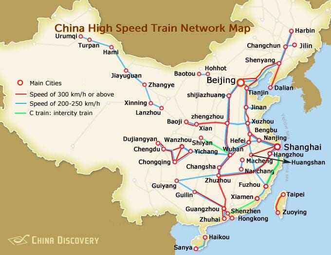 shanghai tren-bala mapa