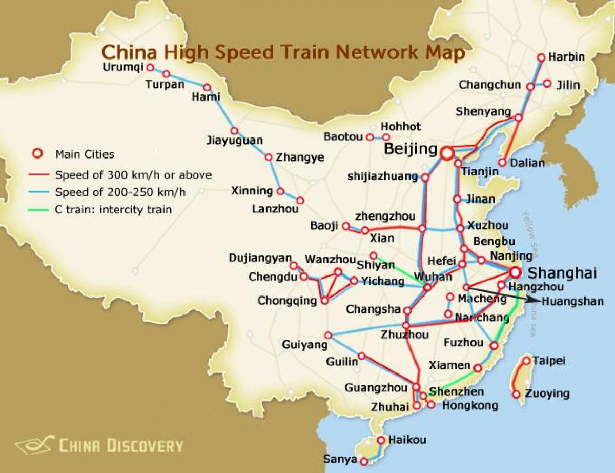 shanghai tren-bala mapa