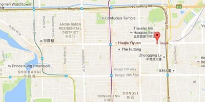 Mapa de pantasma rúa Beijing