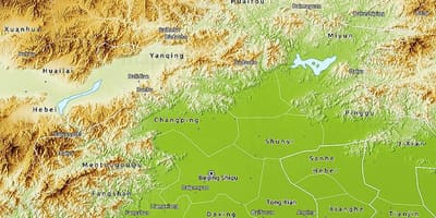 Mapa de Pequín 3d