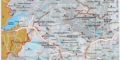 Mapa de Pequín tránsito
